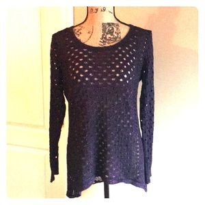 Rock & Republic mesh sweater